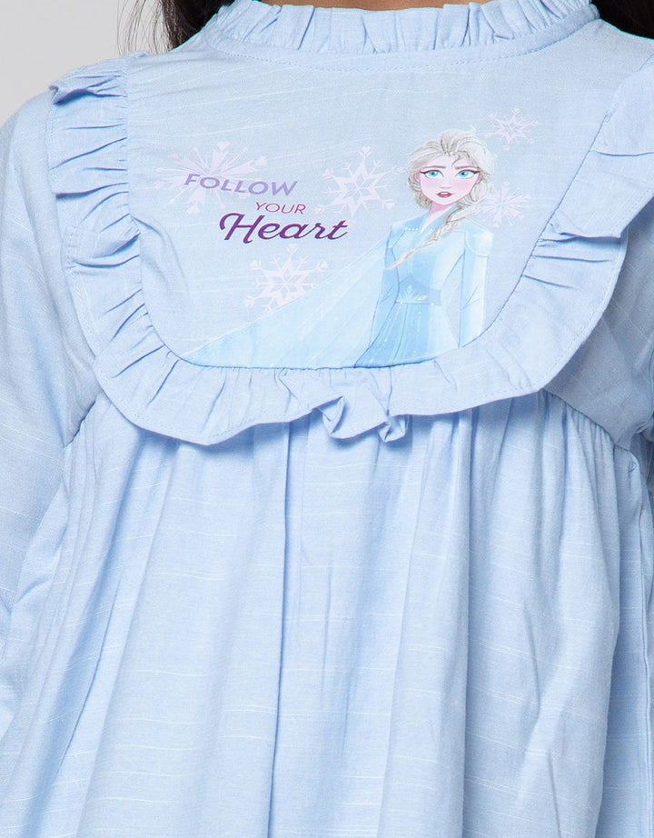 Disney Long Sleeve Shirt Frozen Casual