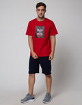 T Zone Short Sleeve T-Shirt  Print Theme Wander Letter Actuated