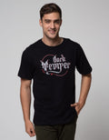 T Zone Short Sleeve T-Shirt  Print Theme Wander Letter Dark