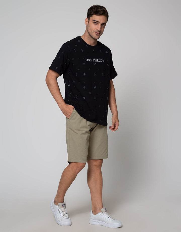 T Zone Short Sleeve T-Shirt Print Xmas Coll 2022 Feel The
