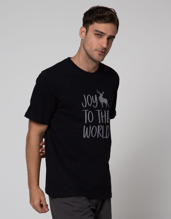 T Zone Short Sleeve T-Shirt Print Xmas Coll 2022 Flocking Xmas22