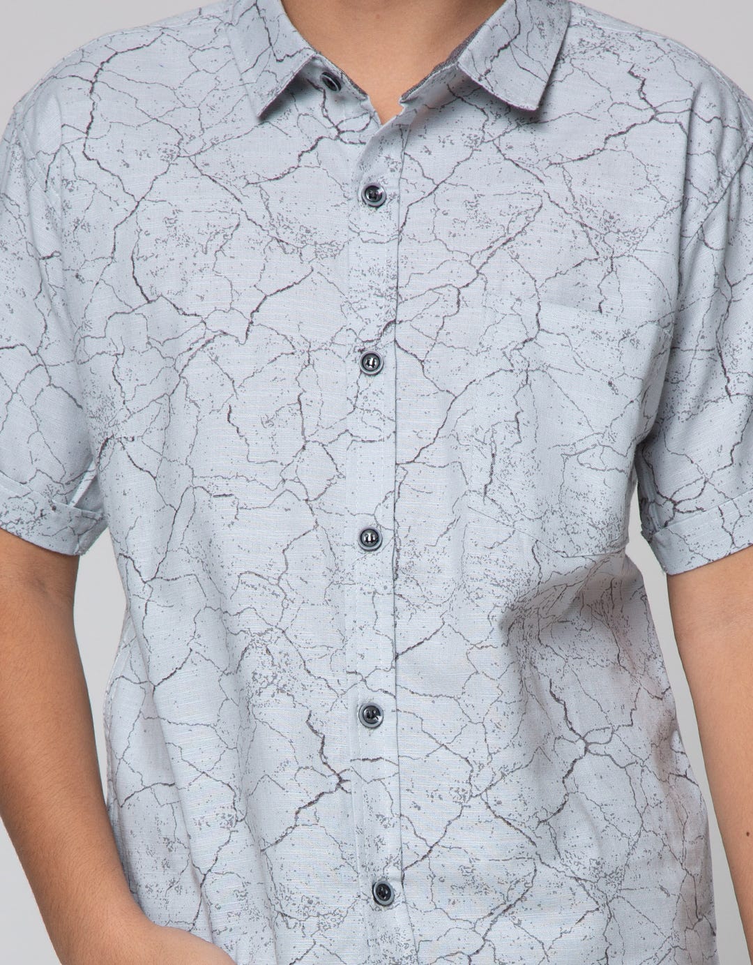 Nevada Linen Slub Kemeja Anak Laki-laki