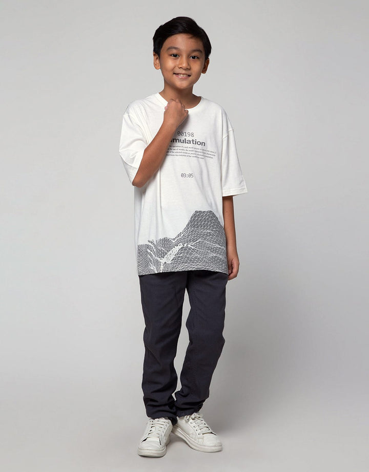 Nevada Short Sleeve T-Shirt Oversize Simulation