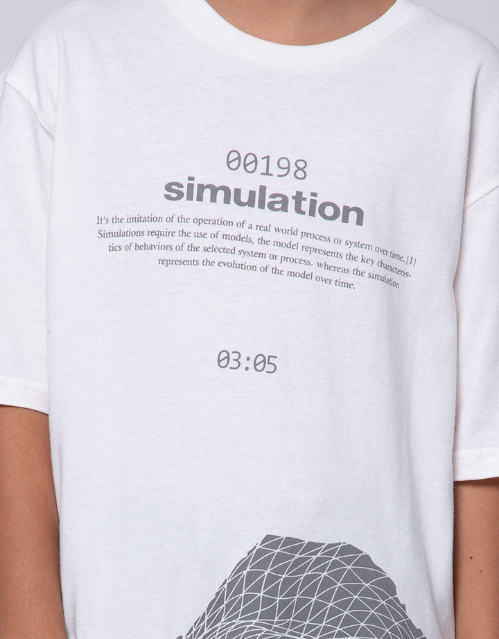 Nevada Short Sleeve T-Shirt Oversize Simulation