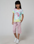 Little M Stripe Stars Bermuda Celana Anak Perempuan