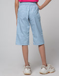 Little M Long Pants Kulot Woven Motif Garis Bintang Kantong