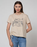Disney Bambi Drawstring Cotton Usa Short Sleeve T-Shirt