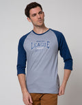T Zone Theme University Kaos Raglan Pria