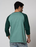 T Zone Theme University Kaos Raglan Pria