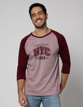 T Zone 3/4 Raglan T-Shirt Print Theme University - Nyc