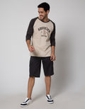 T Zone 3/4 Raglan T-Shirt Print Theme University Brooklyn