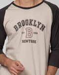 T Zone 3/4 Raglan T-Shirt Print Theme University Brooklyn