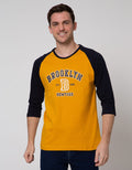 T Zone 3/4 Raglan T-Shirt Print Theme University Brooklyn