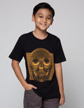 Nevada Skull Print Kaos Anak Laki-laki