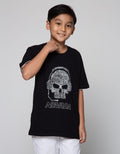 Nevada Skull Print Kaos Anak Laki-laki