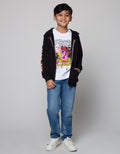 Nevada Skull Print Jaket Hoodyt Anak Laki-laki