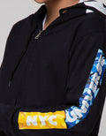 Nevada Skull Print Jaket Hoodyt Anak Laki-laki