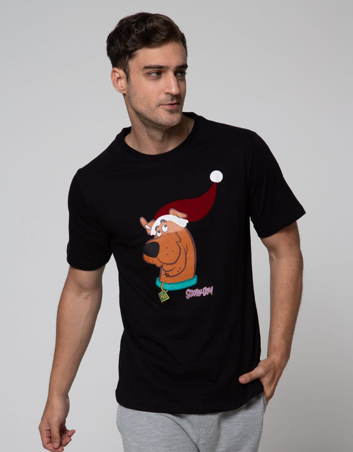 T Zone Short Sleeve T-Shirt  Wb Xmas Coll 2022 Flocking Scoobydoo