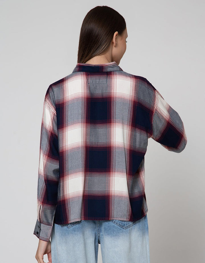 Nevada Long Sleeve Shirt Top Boxy