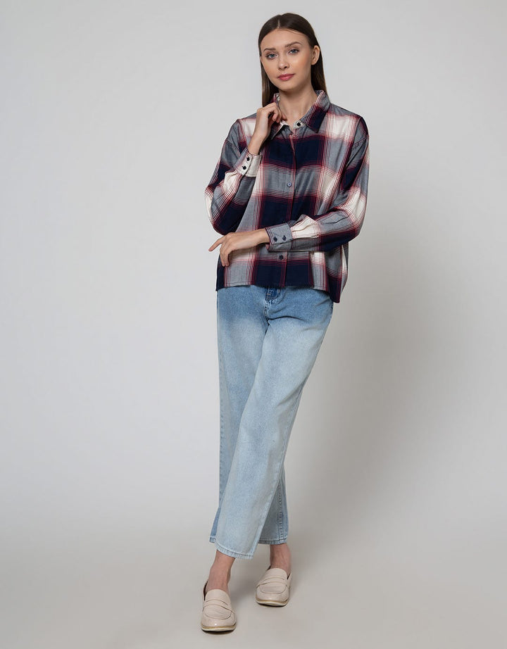 Nevada Long Sleeve Shirt Top Boxy