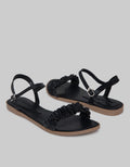 Connexion Slingback Sandals Woman Wrinkle Strap