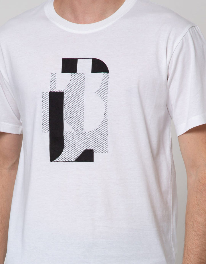 Details Short Sleeve T-Shirt R Neck Print Bordir