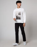Details Sweatshirt Jumper Long Sleve R Neck Print