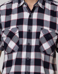 Cardinal Jeans Long Sleeve Plaid Shirt