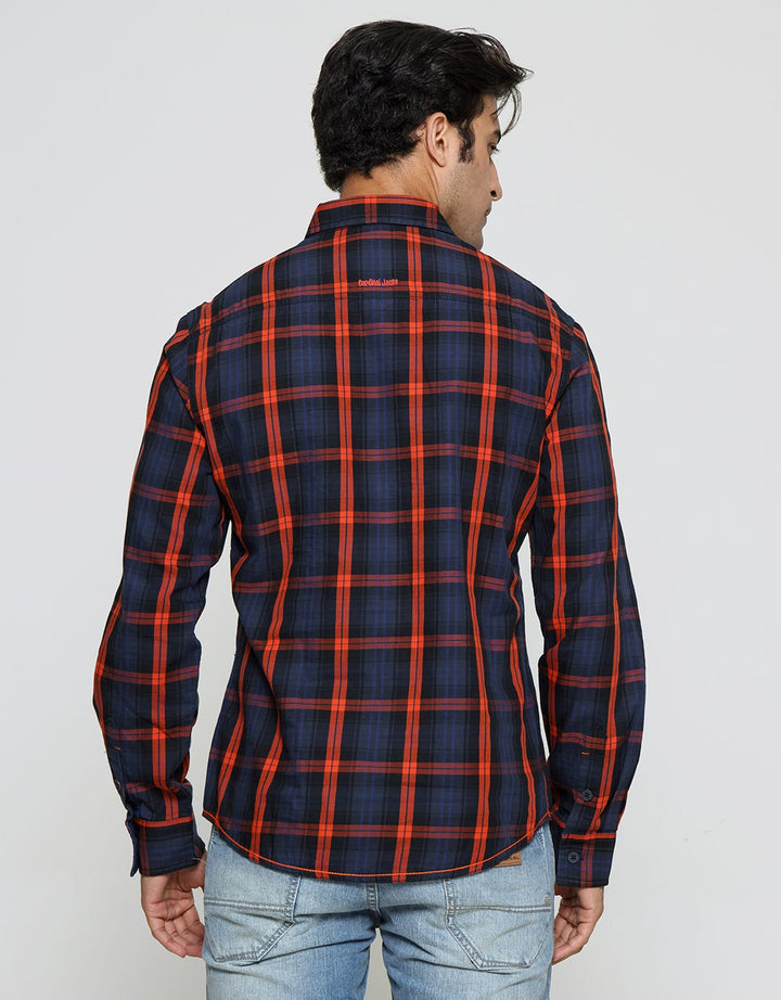 Cardinal Jeans Plaid Classic Men's Shirt