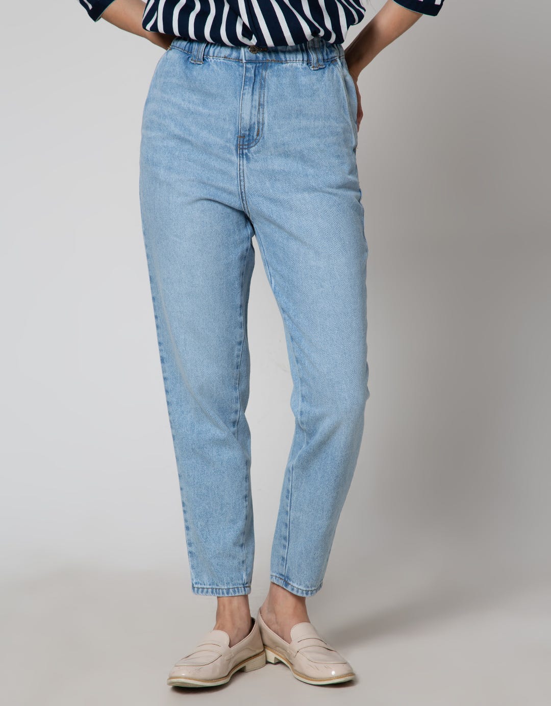 Nevada Baggy Twill Celana Jeans Wanita