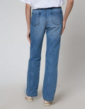 Nevada Denim Long Pants Straight Folded Hem