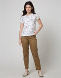 Connexion Ankle Pants With Elastic Waist Half