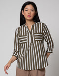 Connexion Stripes Cott Blouse Women