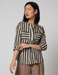 Connexion Stripes Cott Blouse Women