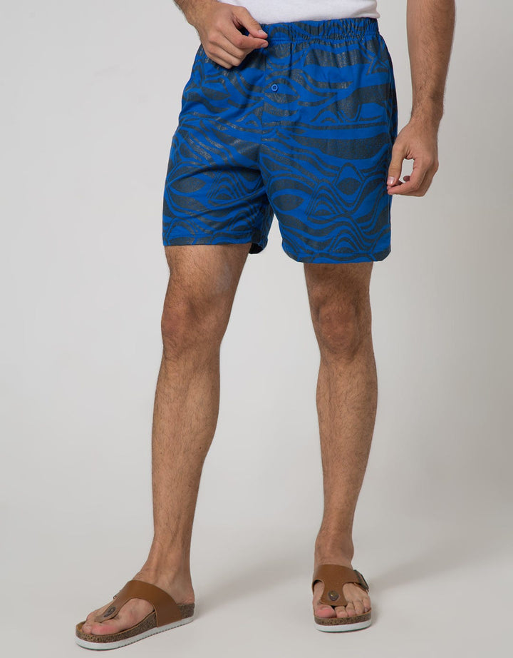 Cole Boxer Knit Geo Print