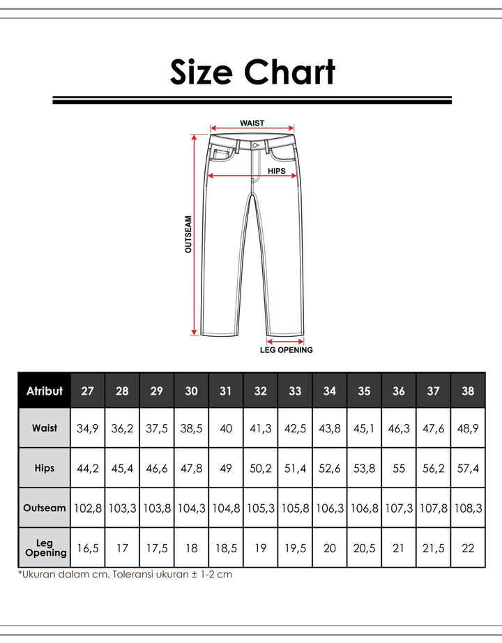 Cardinal Jeans Button Celana Panjang Denim Pria