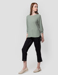 Connexion Waffle Plain Kaos Wanita
