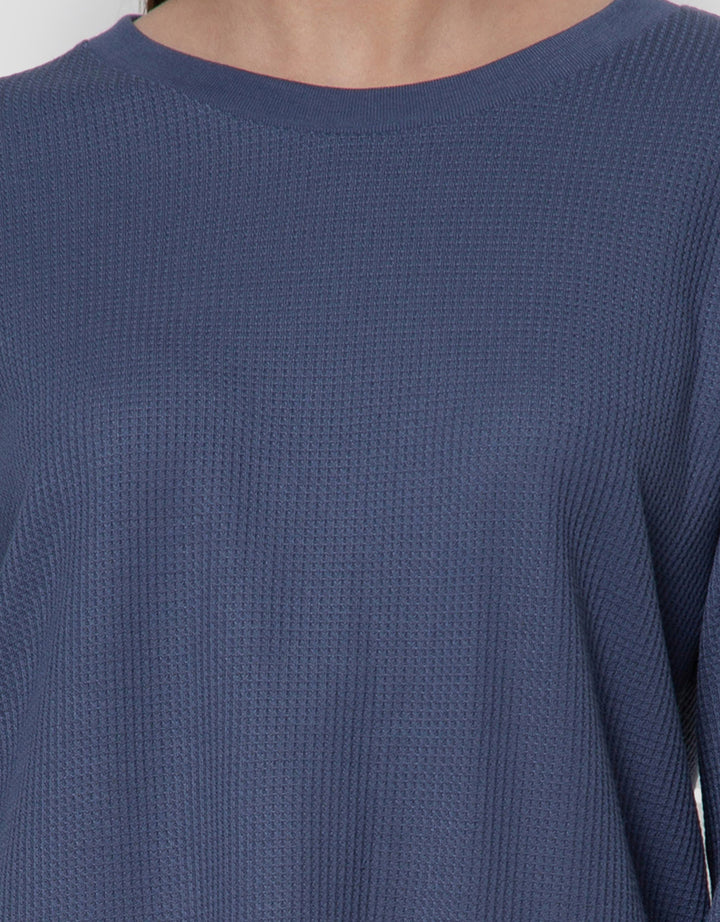Connexion Waffle Plain Kaos Wanita