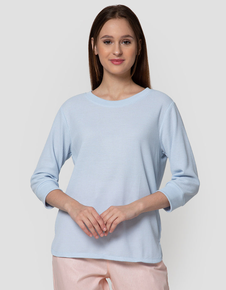 Connexion Waffle Plain Kaos Wanita