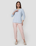 Connexion Waffle Plain Kaos Wanita
