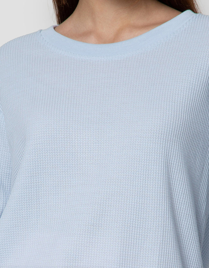 Connexion Waffle Plain Kaos Wanita
