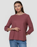Connexion Waffle Plain Kaos Wanita