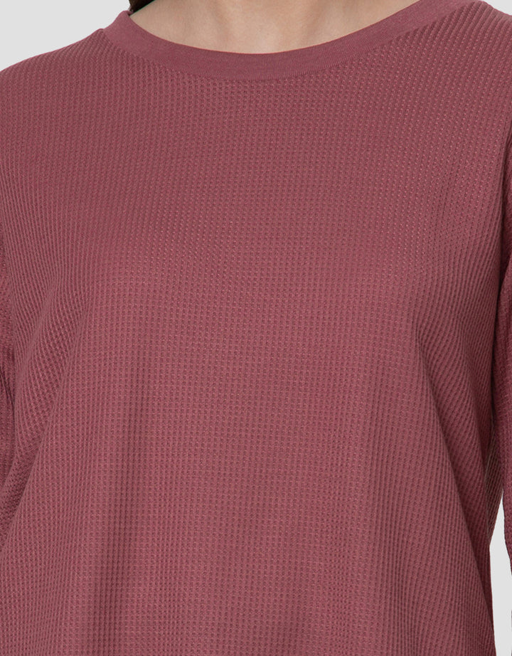 Connexion Waffle Plain Kaos Wanita