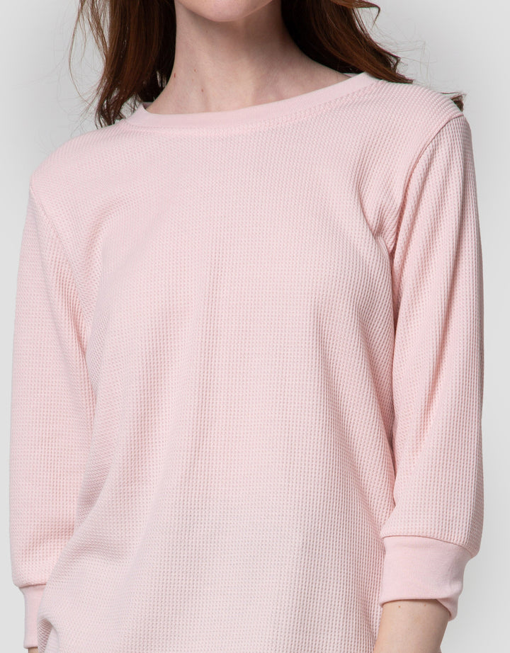 Connexion Waffle Plain Kaos Wanita