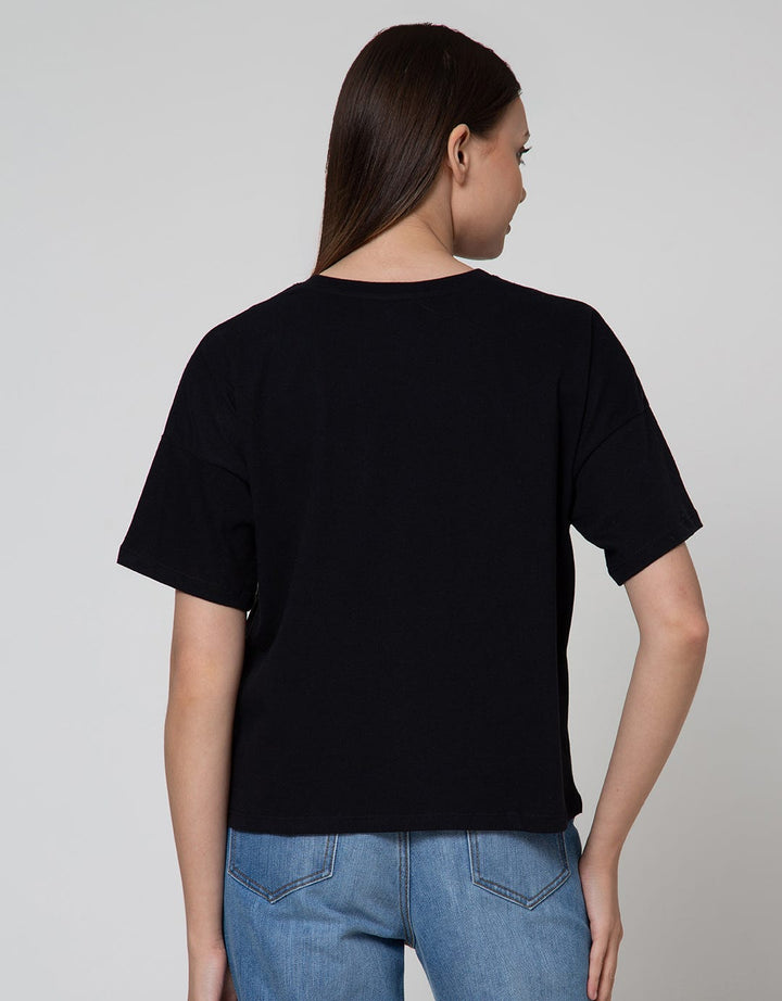 Nevada Short Sleeve T-Shirt Boxy Happy Mind Happy Life