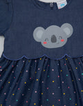 Pipiniko Koala Polka Midi Dress Bayi