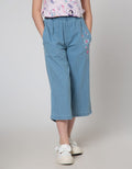 Aero Denim Embroidered Girls Pants