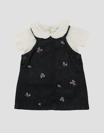 LITTLE M OVERALL DRESS BAYI