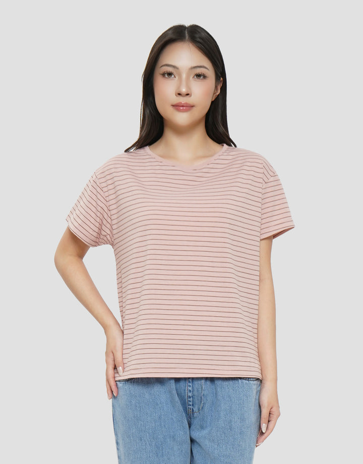 CONNEXION STRIPE PRINT KAOS WANITA