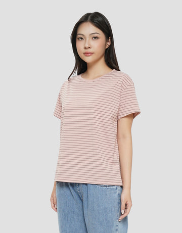 CONNEXION STRIPE PRINT KAOS WANITA
